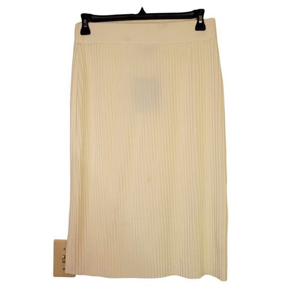 Marc New York Rib-Knit Button-Up Midi Skirt (size M) - Picture 2 of 6